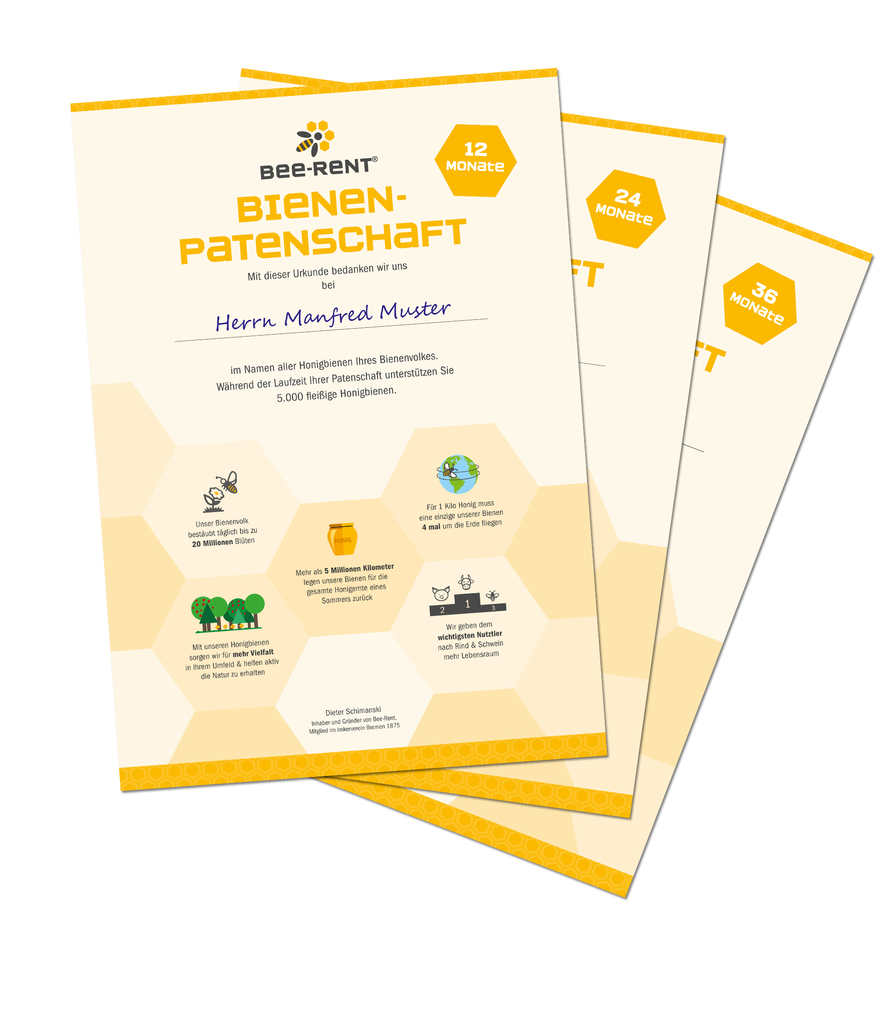 Bienen-Patenschaft (für 1 Jahr)